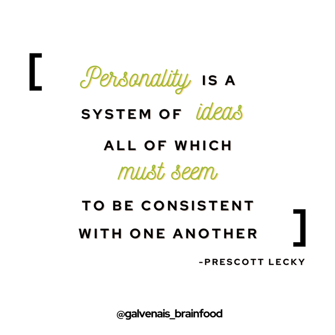 You are just a bunch of ideas