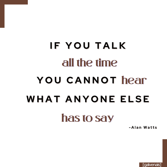 the noise in your head distracts you from life